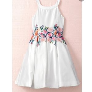 Chasing fireflies floral flower white dress 14 XL